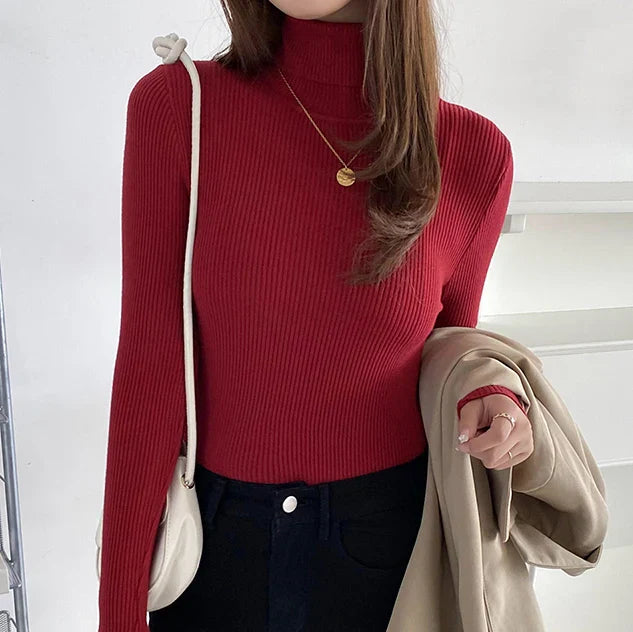 Women's Turtleneck Sweater Soft
