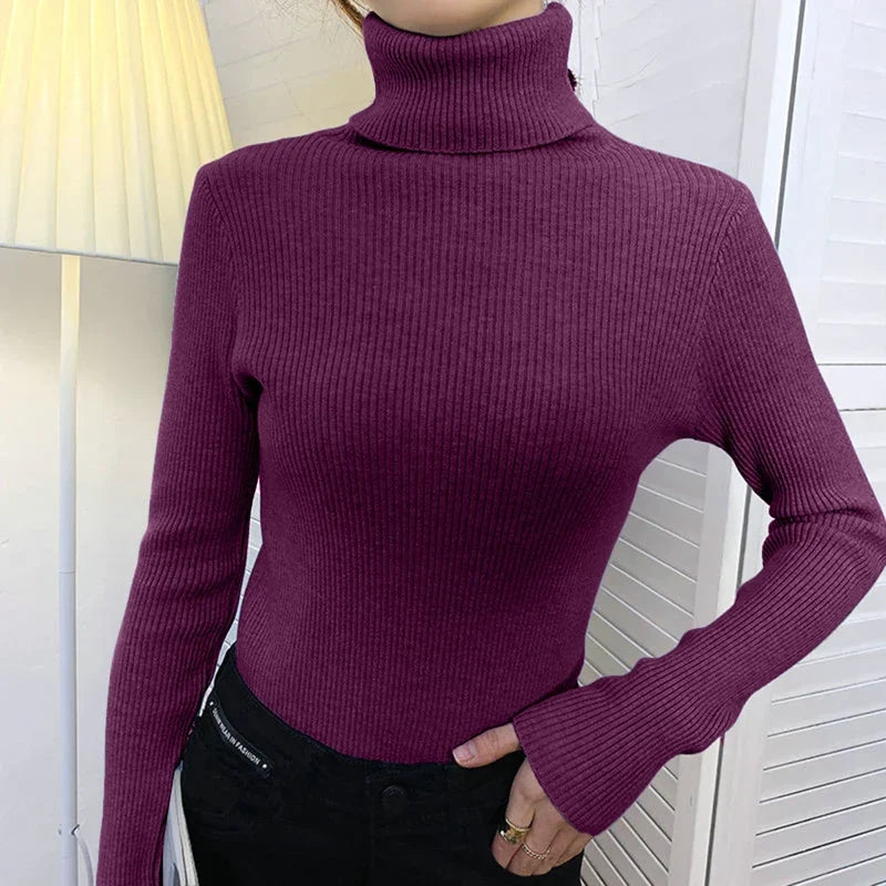 Women's Turtleneck Sweater Soft
