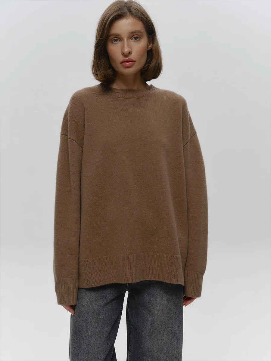 Große Pullover für Frauen Oversized Style - IdealeKleiden