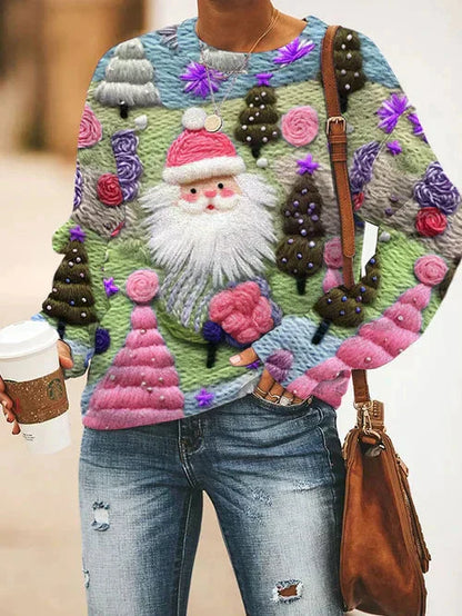 Women's Christmas Sweaters - Loose Knit