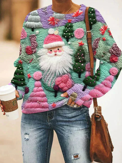 Women's Christmas Sweaters - Loose Knit