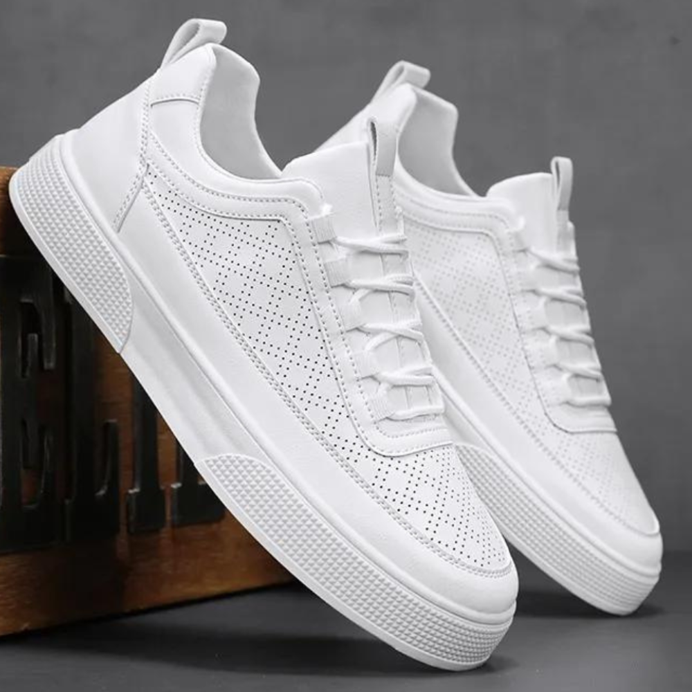Light Summer Sneakers White Men's Running Shoes