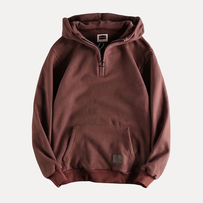 Herren Kapuzenpullover Bequem Reißverschluss Modern - IdealeKleiden
