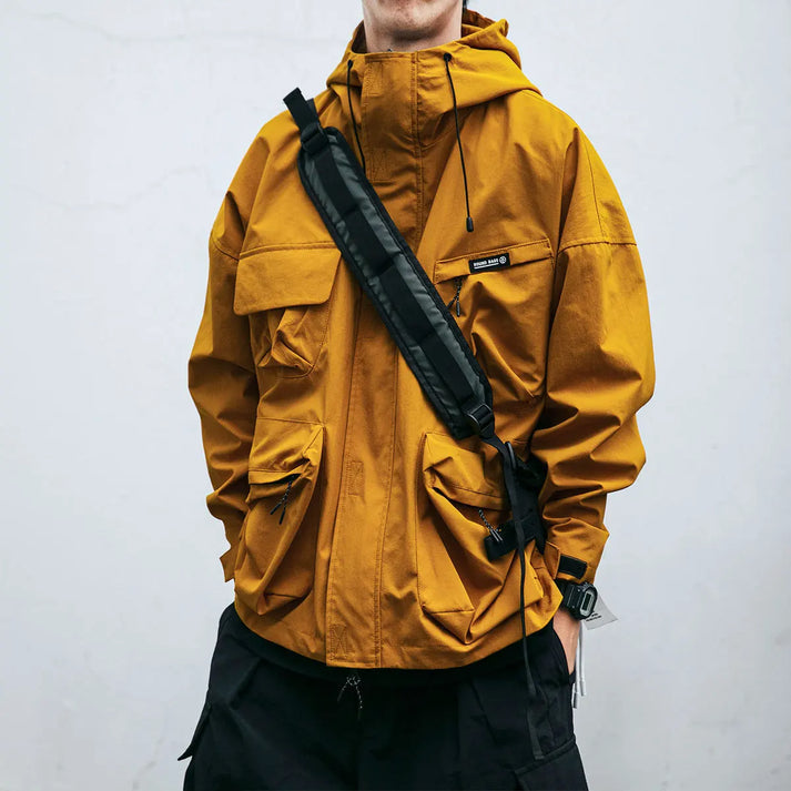 Men's Outdoor Jacket Oversize Hood Waterproof