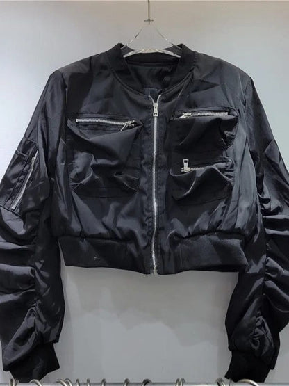 Practical Jacket With Many Pockets