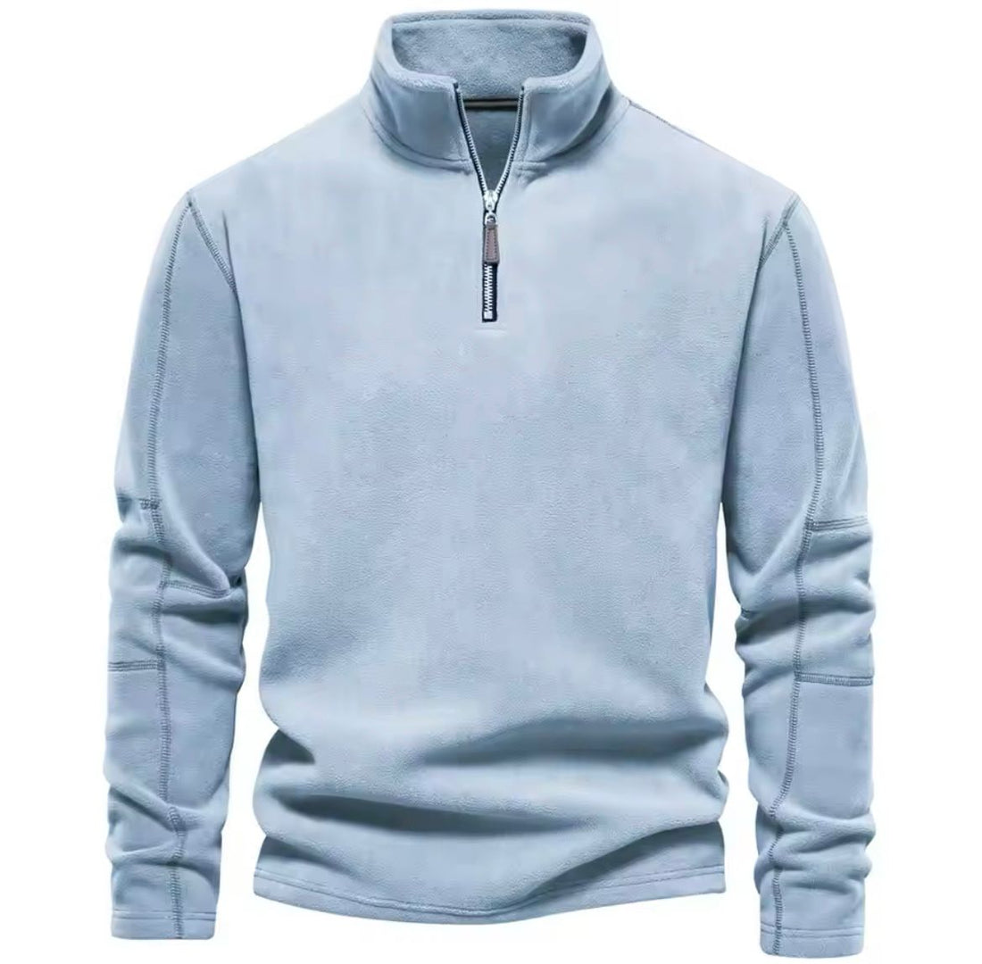 Men's Warm Fleece Half-Zip Pullover