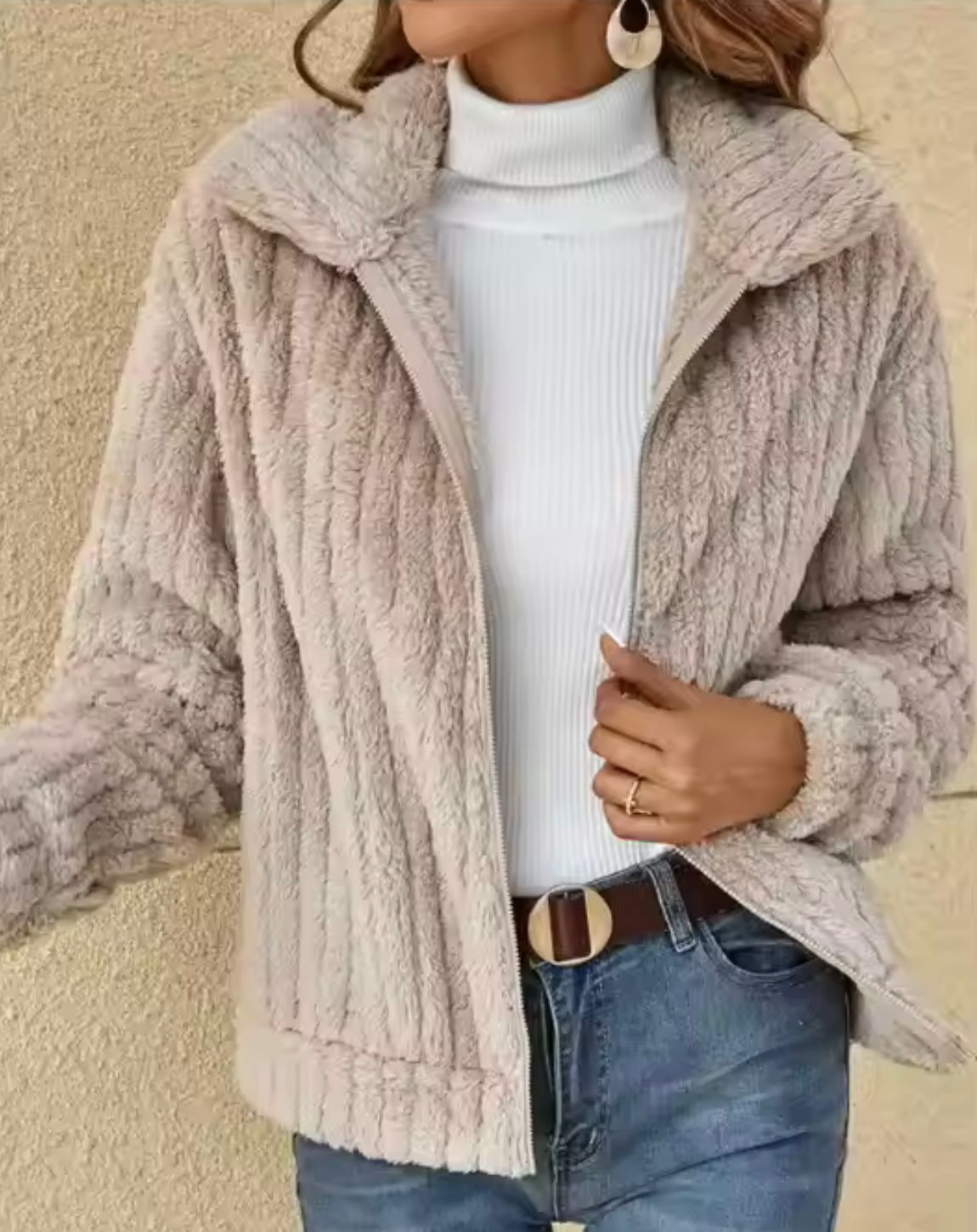 Women's Winter Jacket Structured Elegant Shape