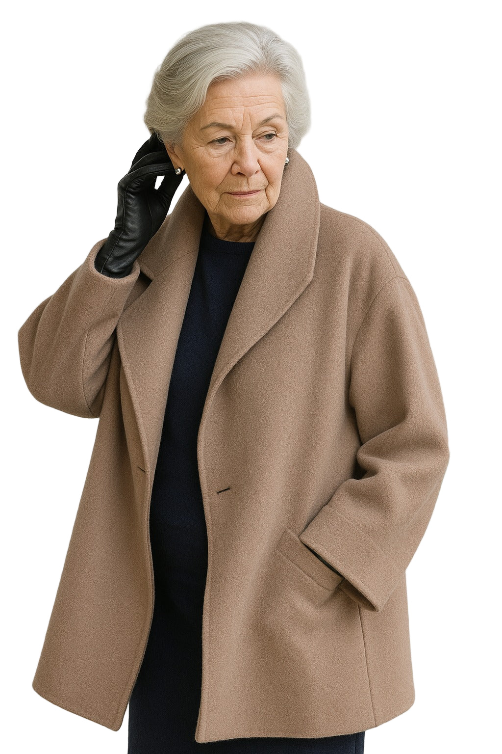 Stylish women's coat Elegant design