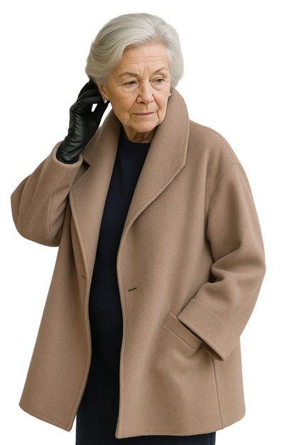 Stylish women's coat Elegant design