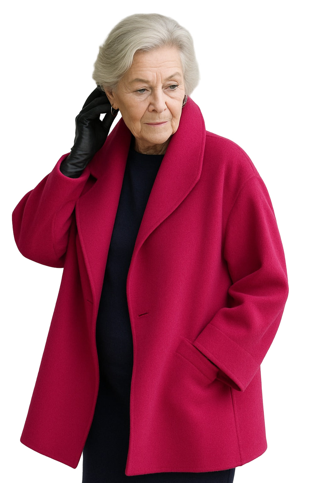Stylish women's coat Elegant design