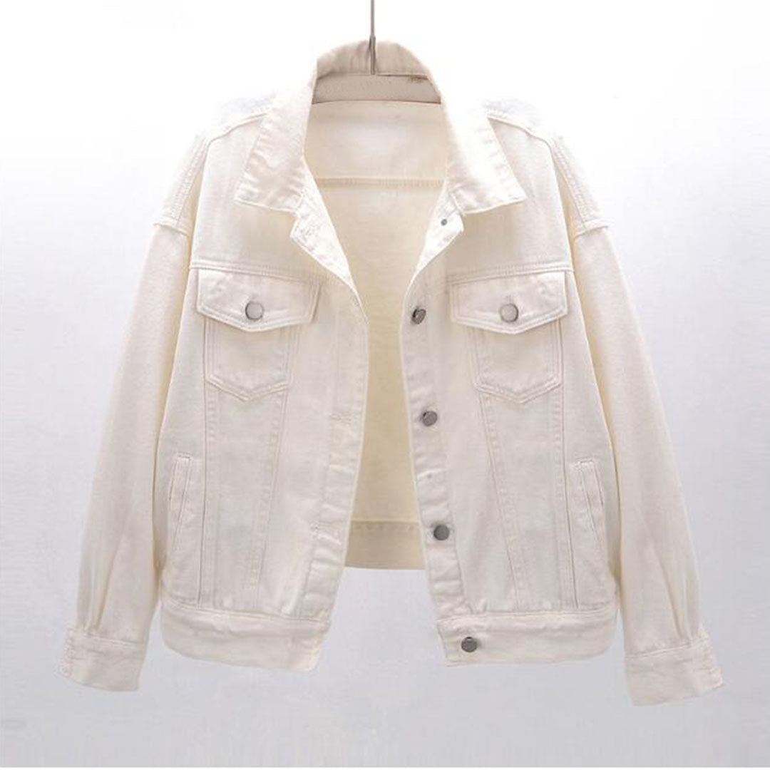 Fashionable denim jacket made of cotton Trendy and Elegant
