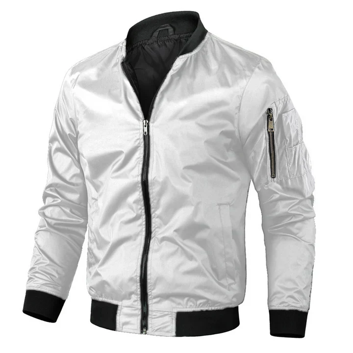Men's Bomber Jacket Modern Stylish Elegant