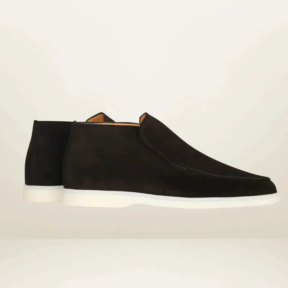 Elegant Men's Loafers Suede Look