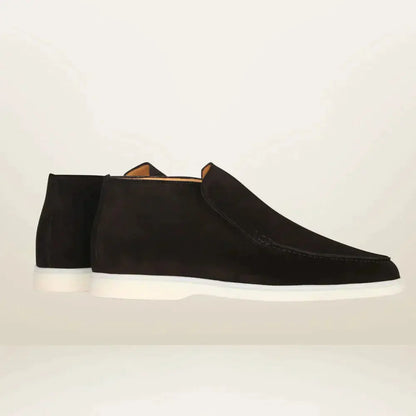 Elegant Men's Loafers Suede Look