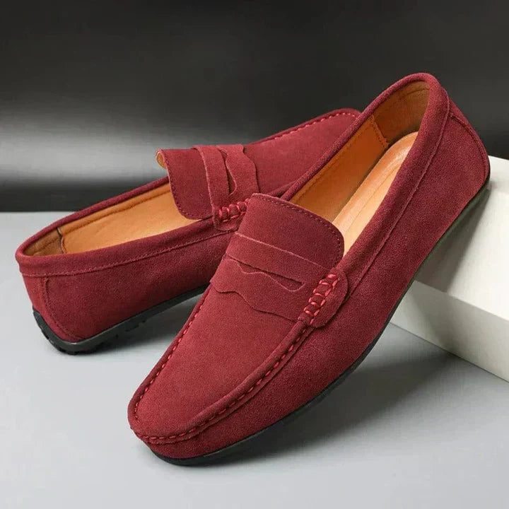 Men's Suede Slippers Non-slip Elegant