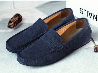 Men's Suede Slippers Non-slip Elegant