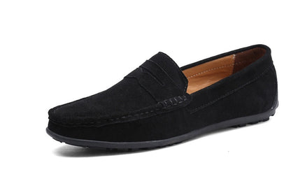 Men's Suede Slippers Non-slip Elegant