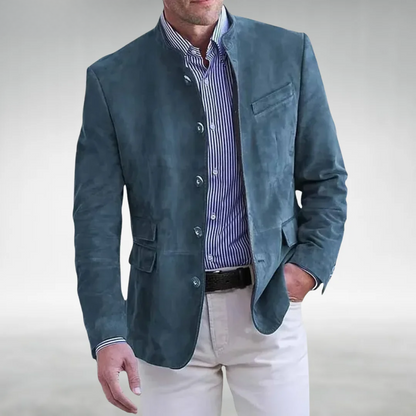 Stylish Men's Suede Blazer