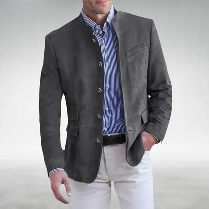 Stylish Men's Suede Blazer
