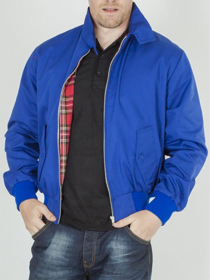 Lightweight Men's Bomber Jacket Windproof Zipper