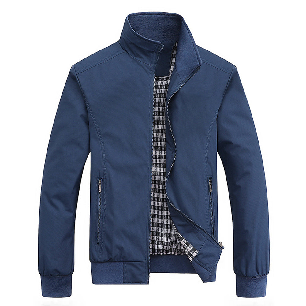 Men's Waterproof Jacket Zipper Modern