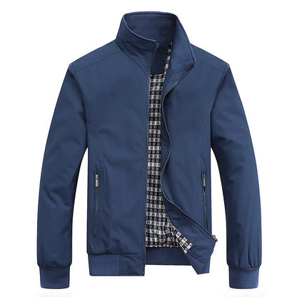 Men's Waterproof Jacket Zipper Modern