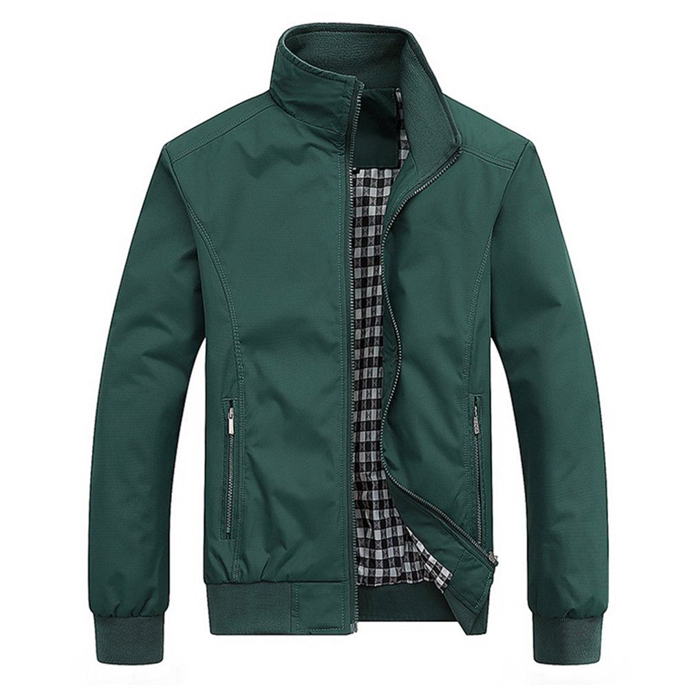 Wasserdichte Herrenjacke Reißverschluss Modern - IdealeKleiden