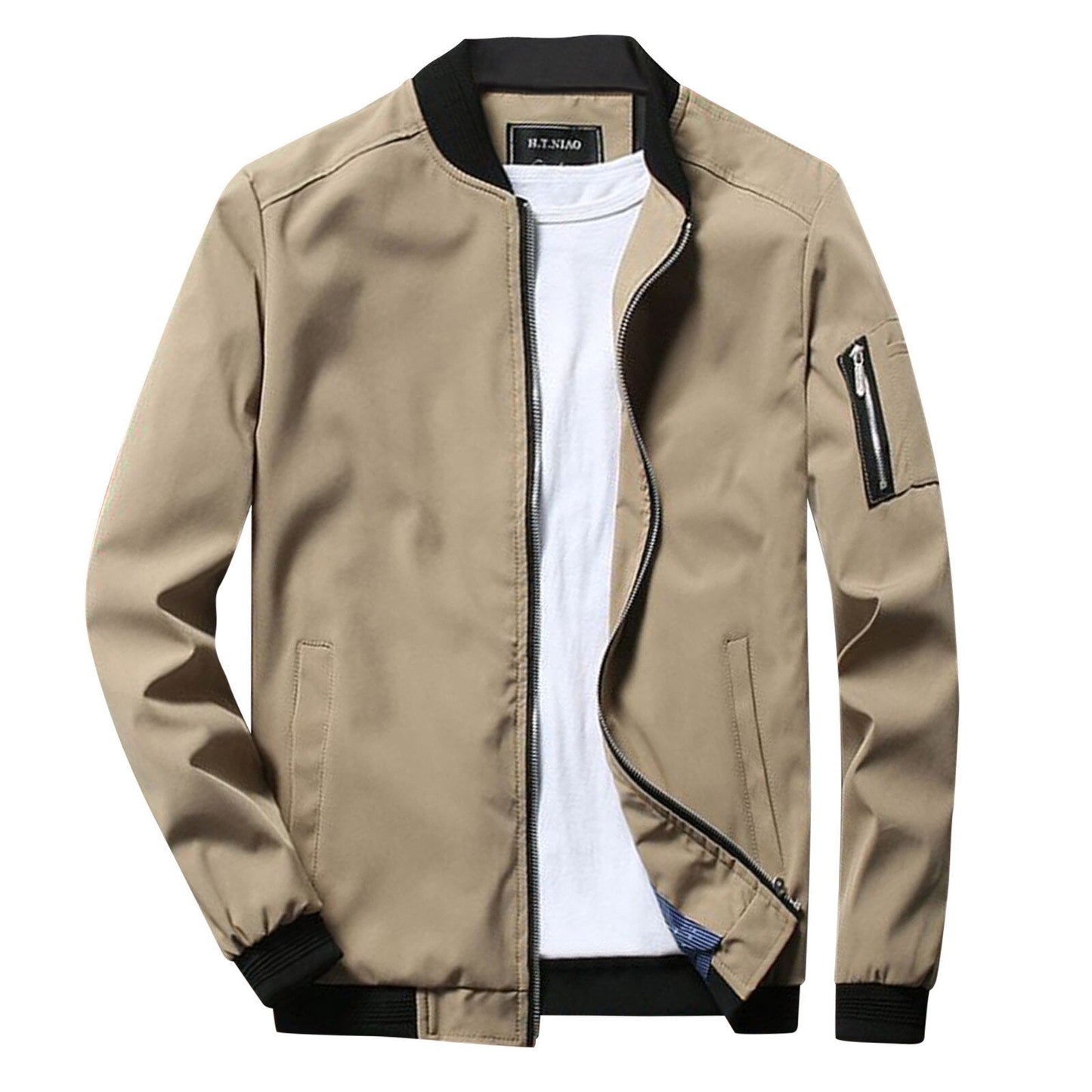 Men's Bomber Jacket Waterproof Windproof Autumn