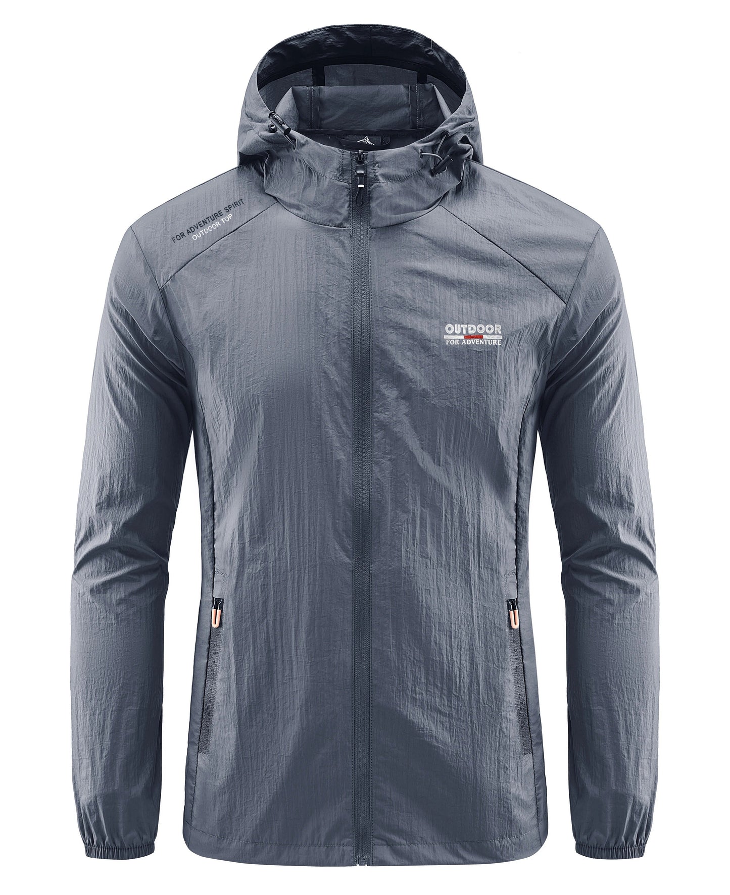 Lightweight Running Jacket Men Waterproof Hood