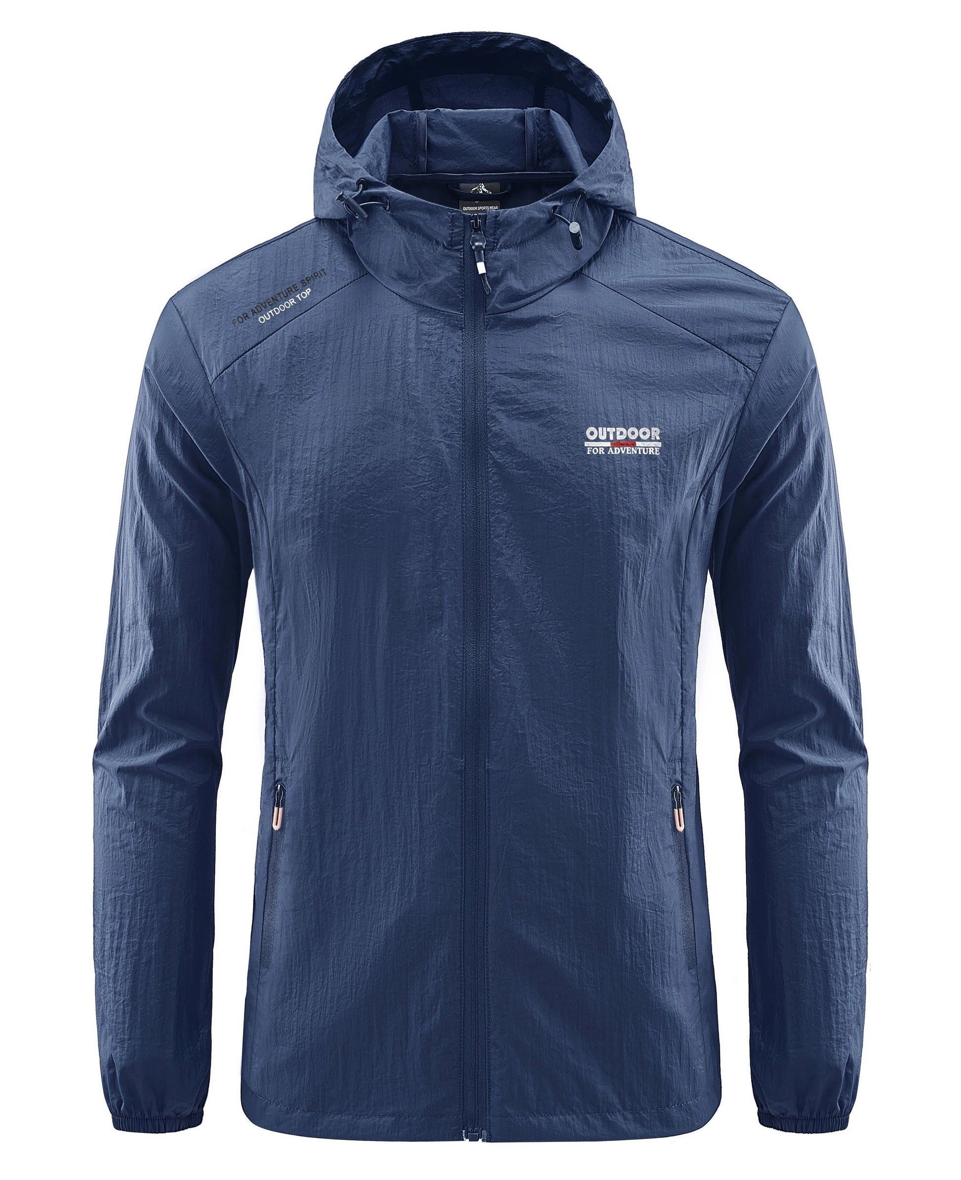 Leichte Laufjacke Herren Wasserdicht Kapuze - IdealeKleiden