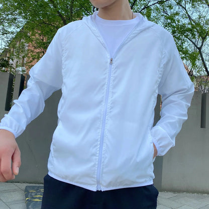 Men's Lightweight Hooded Windbreaker