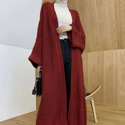 Women's Long Open Cardigan Trendy