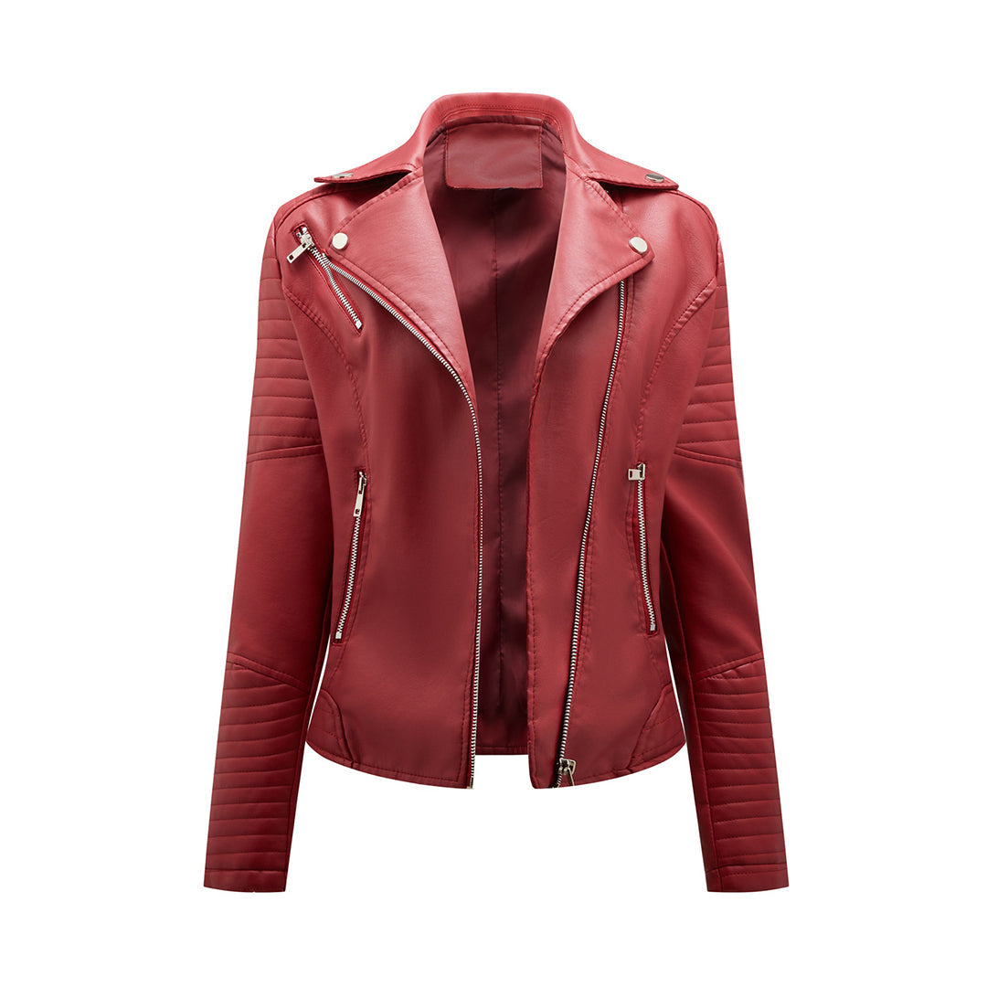 Trendy Leather Jacket for Fall