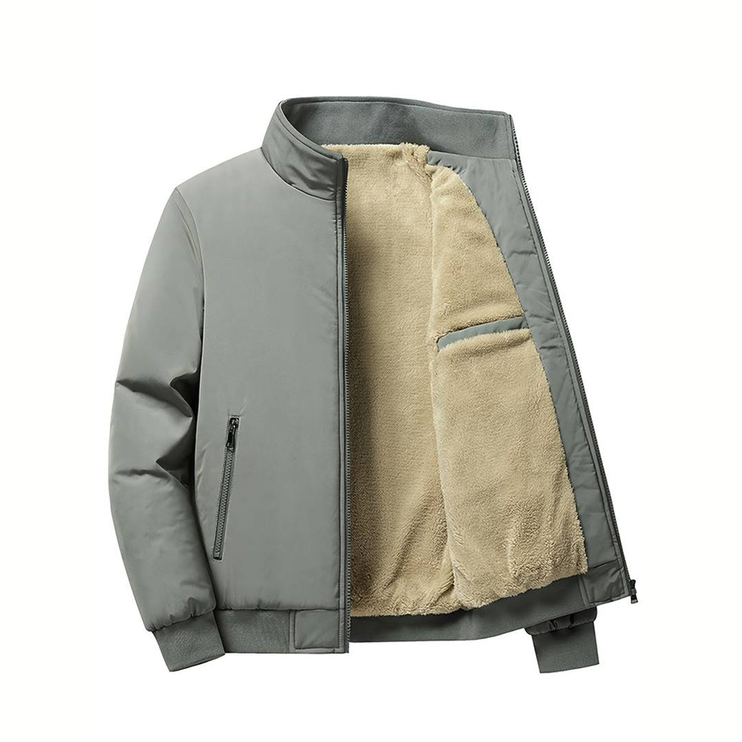 Men's Winter Jacket Fleece Lined Bomber Style