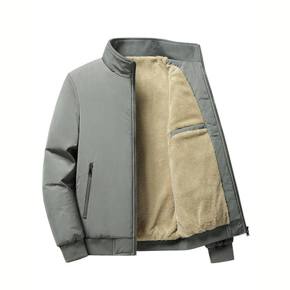 Men's Winter Jacket Fleece Lined Bomber Style