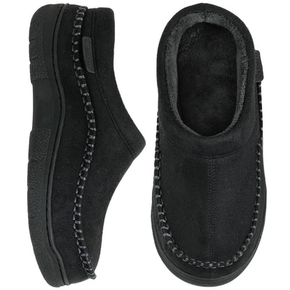 Warm Men's Slippers Fur Lined
