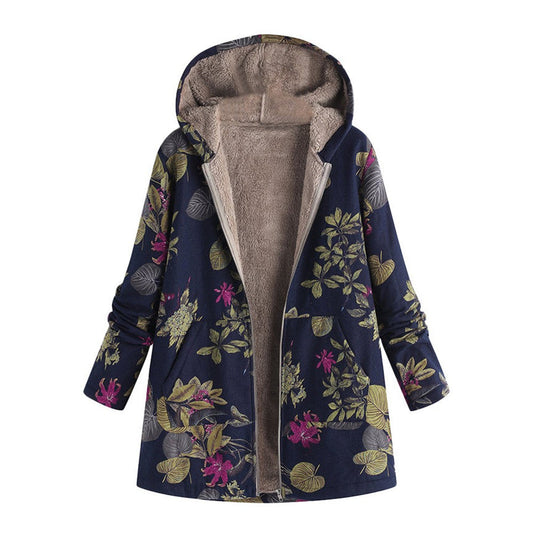 Stylische Damenjacke Retro-Design - IdealeKleiden