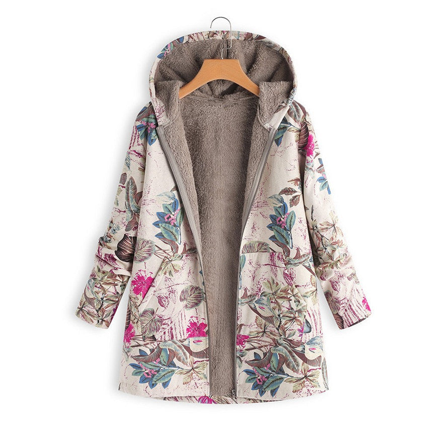 Patterned Vintage Jacket Retro-Style