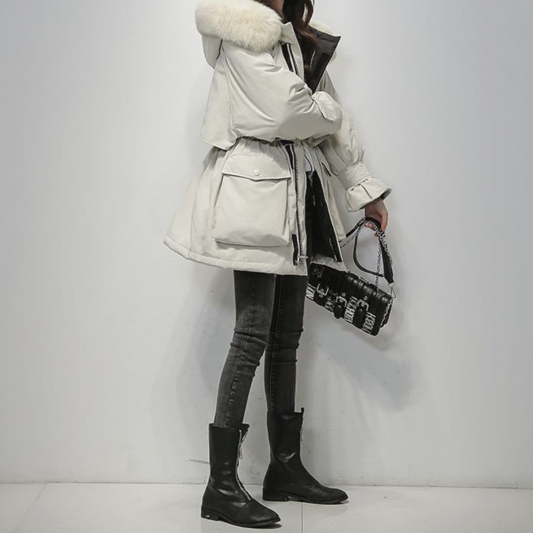 Women's Warm Winter Parka Fur Jacket