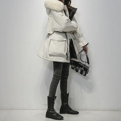 Women's Warm Winter Parka Fur Jacket
