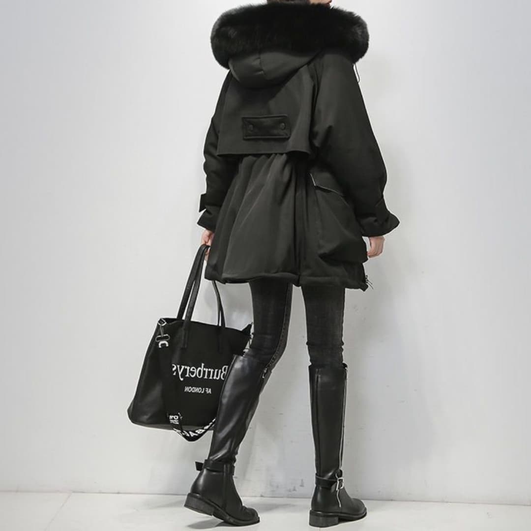 Women's Warm Winter Parka Fur Jacket