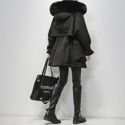 Women's Warm Winter Parka Fur Jacket