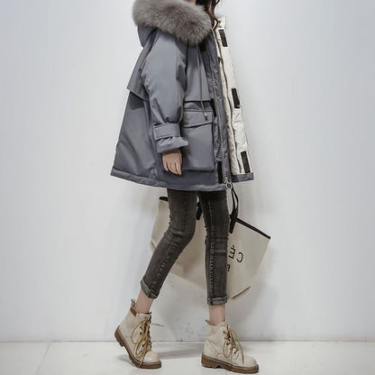 Women's Warm Winter Parka Fur Jacket