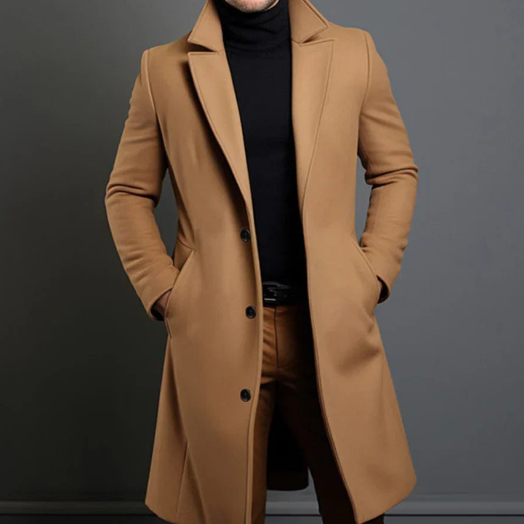 Men's Elegant Mid-Length Winter Coat