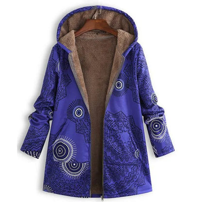 Thick Cashmere Jacket With Print