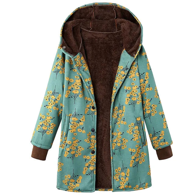 Thick Cashmere Jacket With Print