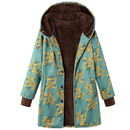 Thick Cashmere Jacket With Print