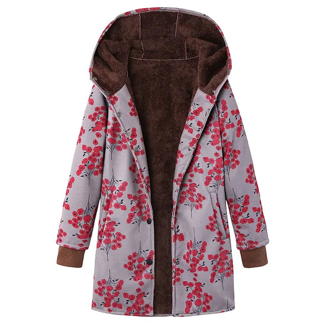 Thick Cashmere Jacket With Print