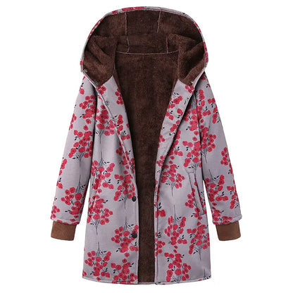 Thick Cashmere Jacket With Print