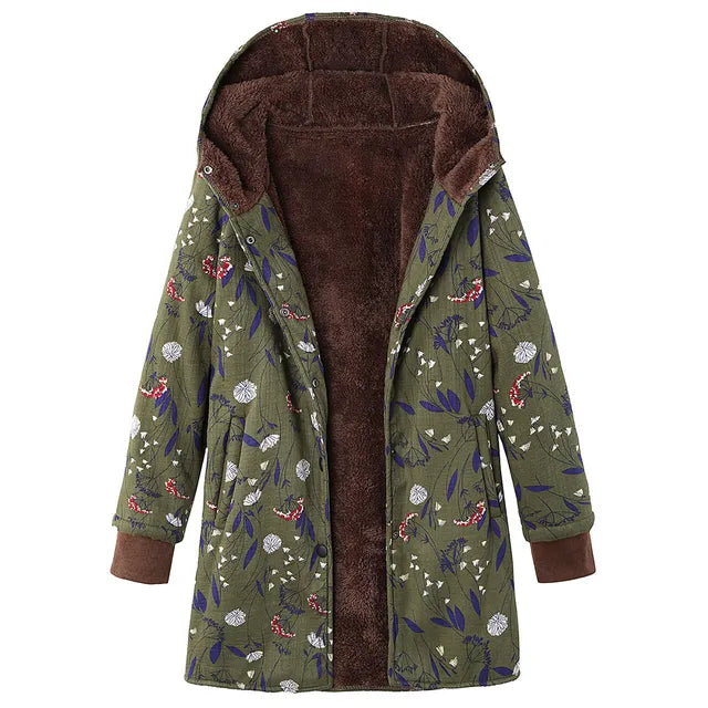 Thick Cashmere Jacket With Print